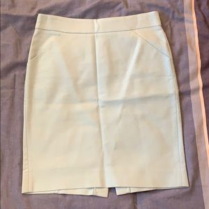 Powder Blue JCrew Pencil Skirt